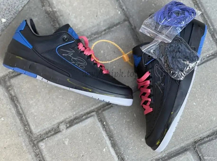 blue x materials Air Jordan ship God Low 2 ready OFF-WHITE retail to PK 0513